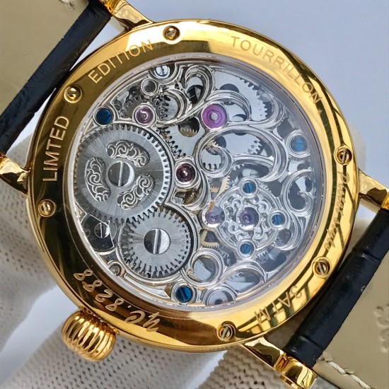 Patek Philippe - Complication Series MoonPhase 42mm Diamonds YG/LE White Dial Asia Tourbillon