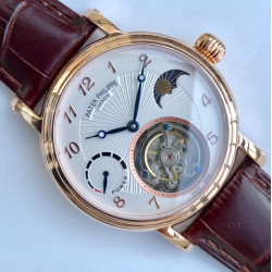 Patek Philippe - Complication Series MoonPhase 42mm RG/LE White Dial Asia Tourbillon