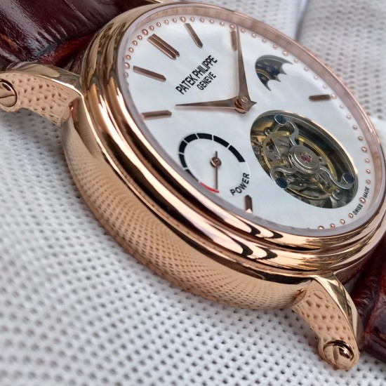 Patek Philippe - Complication Series MoonPhase 42mm RG/LE White Dial Asia Tourbillon