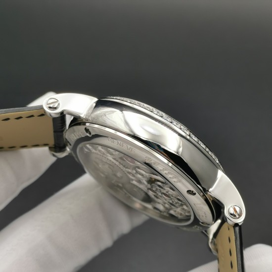 Patek Philippe - Complication Series MoonPhase 42mm Diamonds SS/LE Skeleton Dial Asia Tourbillon