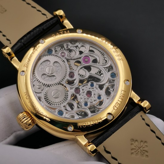 Patek Philippe - Complication Series MoonPhase 42mm Diamonds YG/LE Skeleton Dial Asia Tourbillon