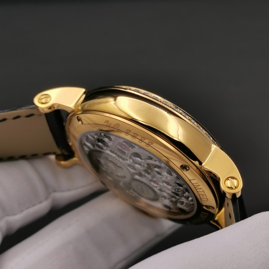 Patek Philippe - Complication Series MoonPhase 42mm Diamonds YG/LE Skeleton Dial Asia Tourbillon