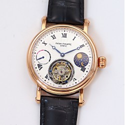 Patek Philippe - Complication Series MoonPhase 42mm RG/LE White/Rmn Dial Asia Tourbillon