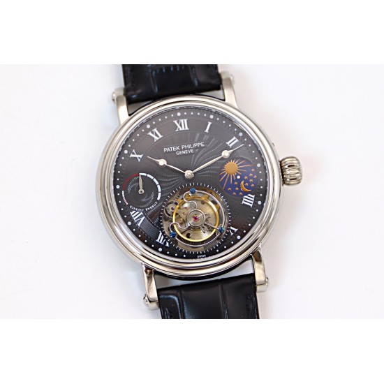 Patek Philippe - Complication Series MoonPhase 42mm SS/LE Black/Rmn Dial Asia Tourbillon