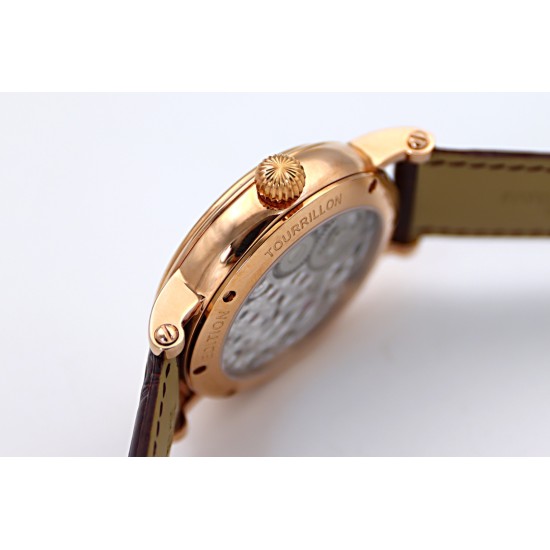 Patek Philippe - Complication Series MoonPhase 42mm RG/LE White/Rmn Dial Asia Tourbillon