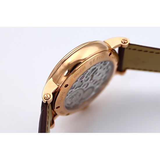 Patek Philippe - Complication Series MoonPhase 42mm RG/LE White/Rmn Dial Asia Tourbillon