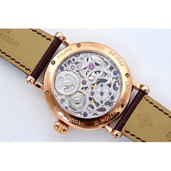 Patek Philippe - Complication Series MoonPhase 42mm RG/LE White/Rmn Dial Asia Tourbillon