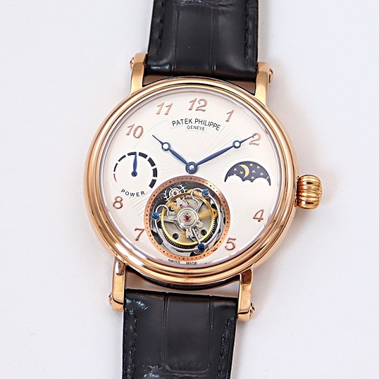Patek Philippe - Complication Series MoonPhase 42mm RG/LE White/Num Dial Asia Tourbillon
