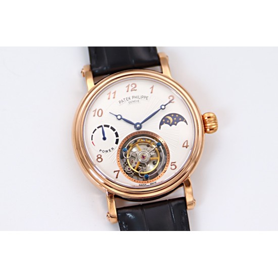 Patek Philippe - Complication Series MoonPhase 42mm RG/LE White/Num Dial Asia Tourbillon