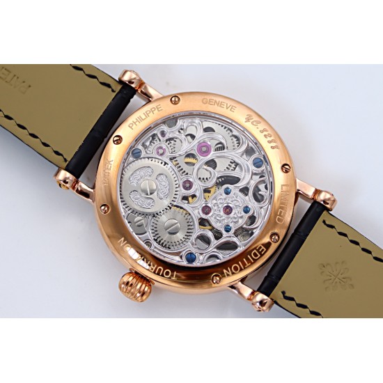 Patek Philippe - Complication Series MoonPhase 42mm RG/LE White/Num Dial Asia Tourbillon