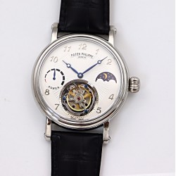 Patek Philippe - Complication Series MoonPhase 42mm SS/LE White/Num Dial Asia Tourbillon