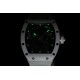 RICHARD MILLE - RM055 White Ceramic Case on White Rubber Custom Modified RMUL2 Super Clone