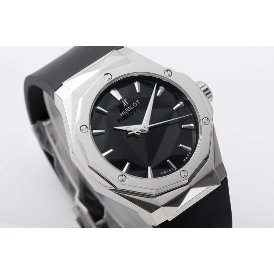 Hublot-Classic Fusion 40mm SS/RU Black/Stk APSF A2892