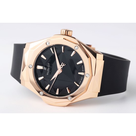 Hublot-Classic Fusion 40mm RG/RU Black/Stk APSF A2892