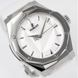 Hublot-Classic Fusion 40mm SS/RU White/Stk APSF A2892