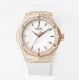 Hublot-Classic Fusion 40mm Diamonds RG/RU White/Stk APSF A2892