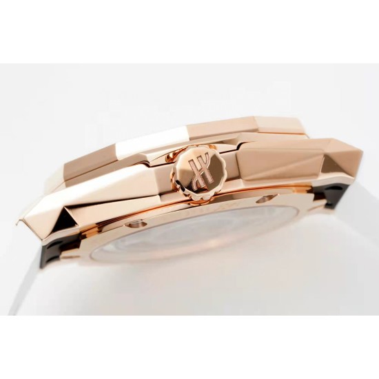 Hublot-Classic Fusion 40mm Diamonds RG/RU White/Stk APSF A2892