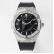 Hublot-Classic Fusion 40mm Diamonds SS/RU Black/Stk APSF A2892