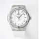 Hublot-Classic Fusion 40mm Diamonds SS/RU White/Stk APSF A2892