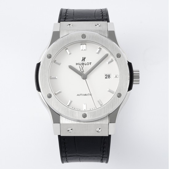Hublot-Classic Fusion 42mm SS/LE White/Stk APSF A1110