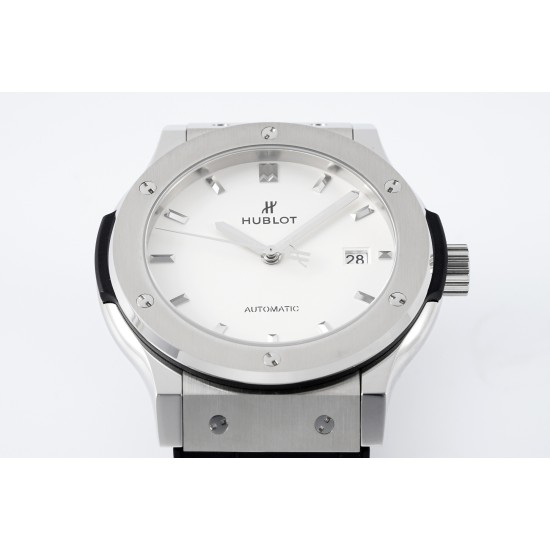 Hublot-Classic Fusion 42mm SS/LE White/Stk APSF A1110
