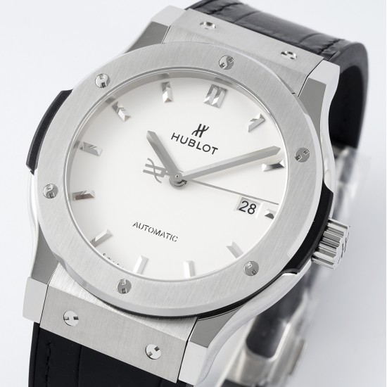 Hublot-Classic Fusion 42mm SS/LE White/Stk APSF A1110