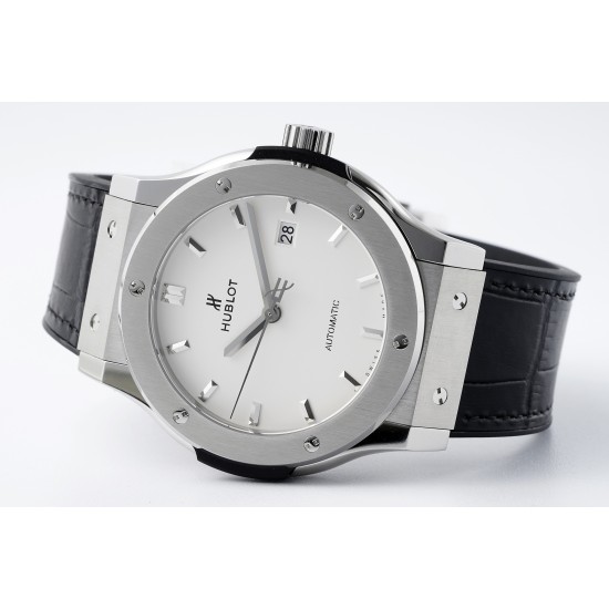 Hublot-Classic Fusion 42mm SS/LE White/Stk APSF A1110