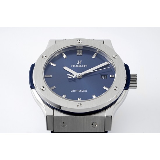 Hublot-Classic Fusion 42mm SS/LE Blue/Stk APSF A1110