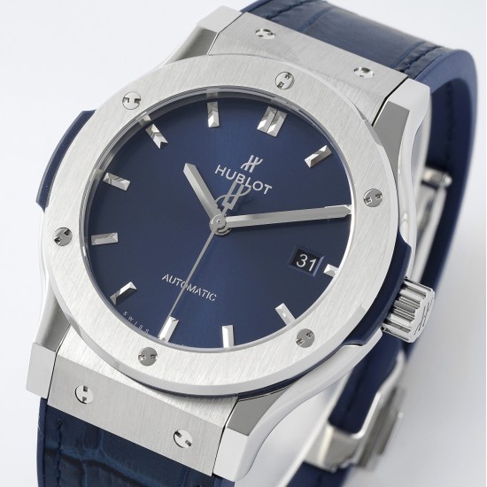 Hublot-Classic Fusion 42mm SS/LE Blue/Stk APSF A1110