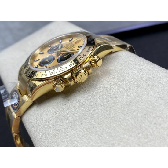 Rolex-Daytona 116508 40mm YG/YG Yellow Gold Dial 904L BTF SA4130