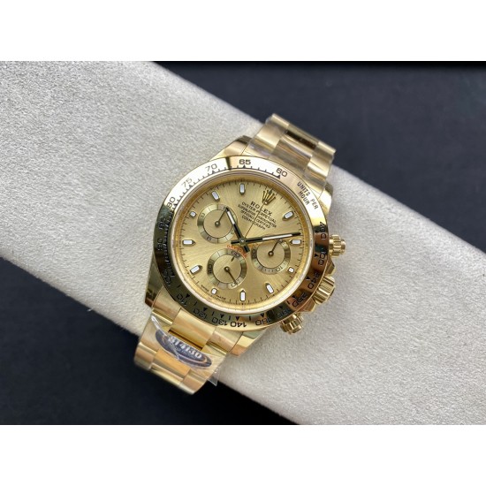 Rolex-Daytona 116508 40mm YG/YG Yellow Gold Dial 904L BTF SA4130