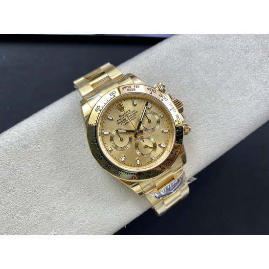 Rolex-Daytona 116508 40mm YG/YG Yellow Gold Dial 904L BTF SA4130