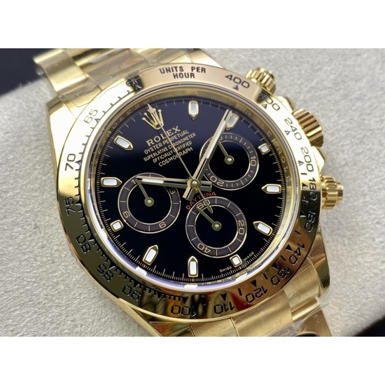 Rolex-Daytona 116508 40mm YG/YG Black Dial 904L BTF SA4130