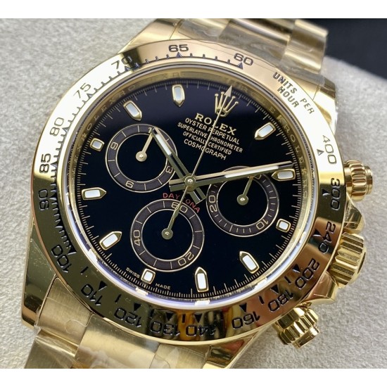 Rolex-Daytona 116508 40mm YG/YG Black Dial 904L BTF SA4130