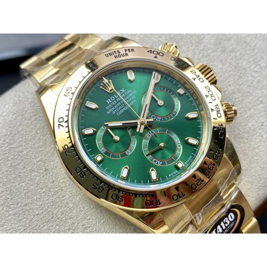Rolex-Daytona 116508 40mm YG/YG Green Dial 904L BTF SA4130