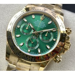 Rolex-Daytona 116508 40mm YG/YG Green Dial 904L BTF SA4130