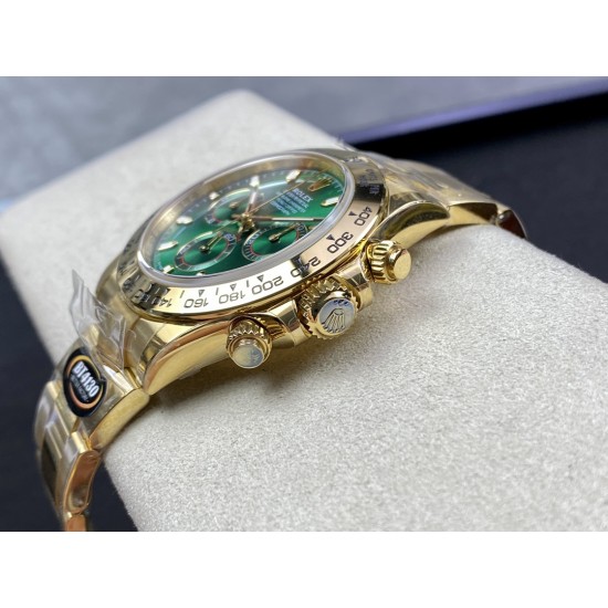 Rolex-Daytona 116508 40mm YG/YG Green Dial 904L BTF SA4130