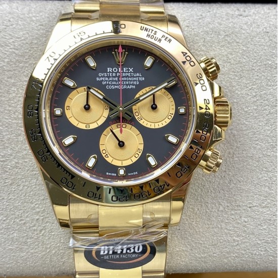Rolex-Daytona 116508 40mm YG/YG Grey Dial 904L BTF SA4130