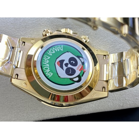 Rolex-Daytona 116508 40mm YG/YG Black/Dia 904L BTF SA4130