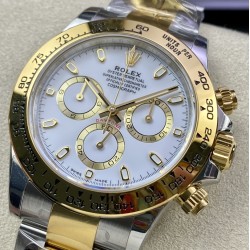 Rolex-Daytona 116503 40mm YG/YG White Stk Dial 904L BTF V2 SA4130