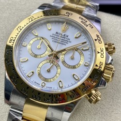 Rolex-Daytona 116503 40mm YG/YG White Stk Dial 904L BTF V2 SA4130