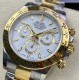 Rolex-Daytona 116503 40mm YG/YG White Stk Dial 904L BTF V2 SA4130