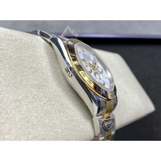Rolex-Daytona 116503 40mm YG/YG White Stk Dial 904L BTF V2 SA4130