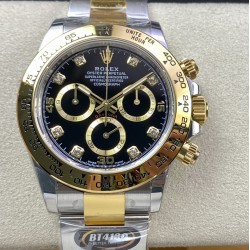 Rolex-Daytona 116503 40mm YG/YG Black/Dia Dial 904L BTF V2 SA4130