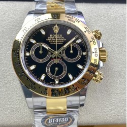 Rolex-Daytona 116503 40mm YG/YG Black Stk Dial 904L BTF V2 SA4130