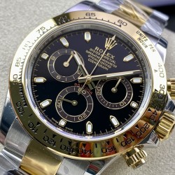 Rolex-Daytona 116503 40mm YG/YG Black Stk Dial 904L BTF V2 SA4130