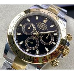 Rolex-Daytona 116503 40mm YG/YG Black Stk Dial 904L BTF V2 SA4130