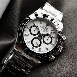 Rolex-Daytona 116500 40mm SS/SS White/Stk Dial 904L BTF V2 SA4130