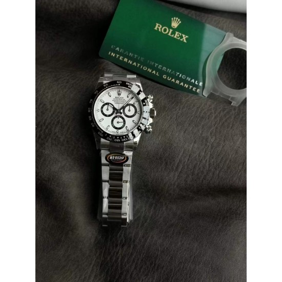 Rolex-Daytona 116500 40mm SS/SS White/Stk Dial 904L BTF V2 SA4130