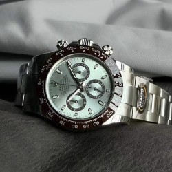 Rolex-Daytona 116500 40mm SS/SS Ice Blue/Stk Dial 904L BTF V2 SA4130